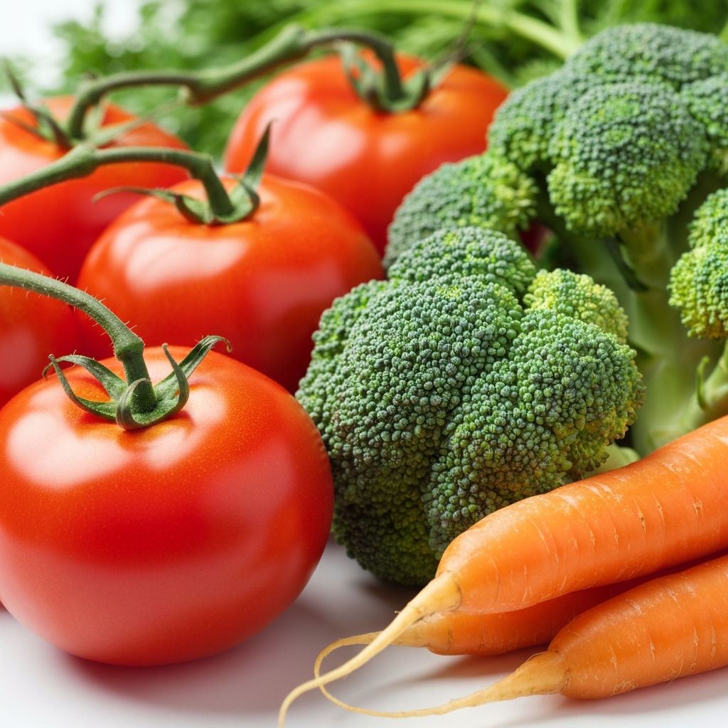 Fresh vegetables and healthy food